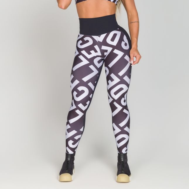 Calça Fuseau Cós Anatômico Estampa De Chelles FT0654CA