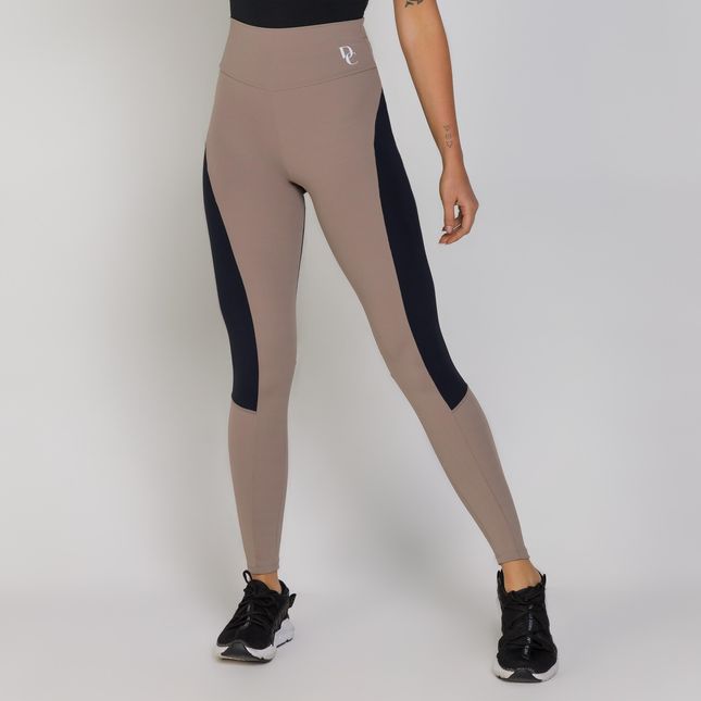 Calça Fuseau Cós Anatômico Recorte Bicolor FT0581CA