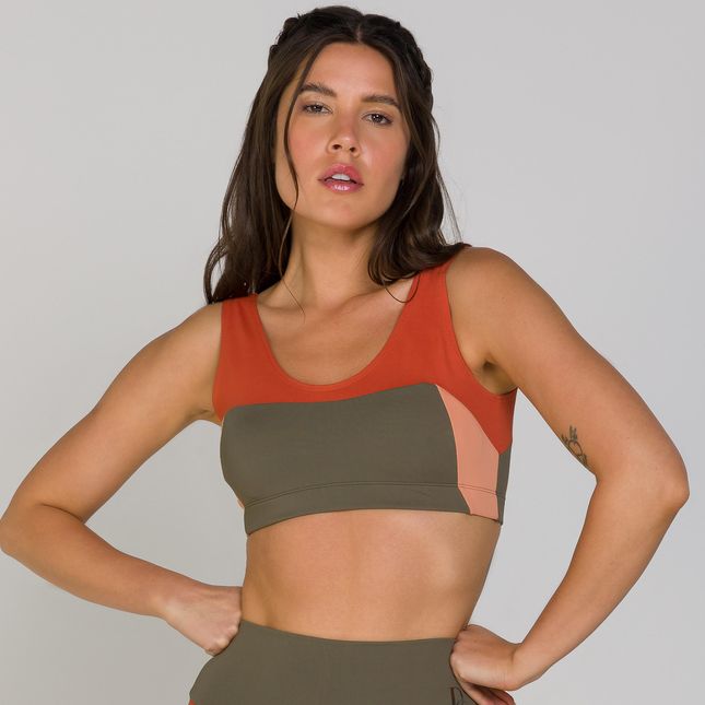 Top Bojo Removível Bloco de Cor FT0802TP