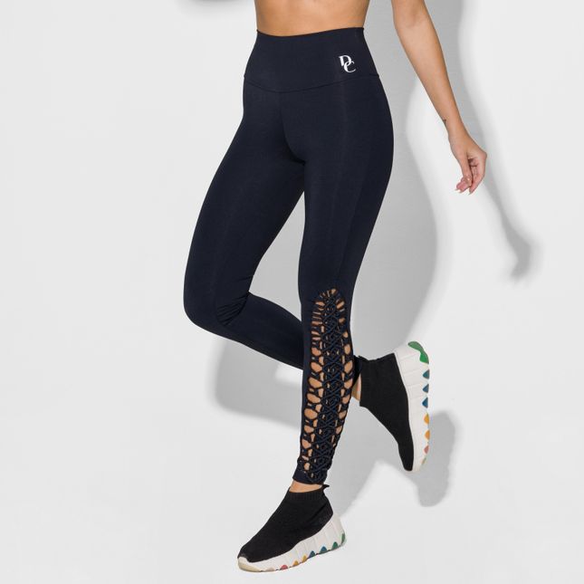 Calça Fuseau Detalhe Macramê FT0872CA PRT