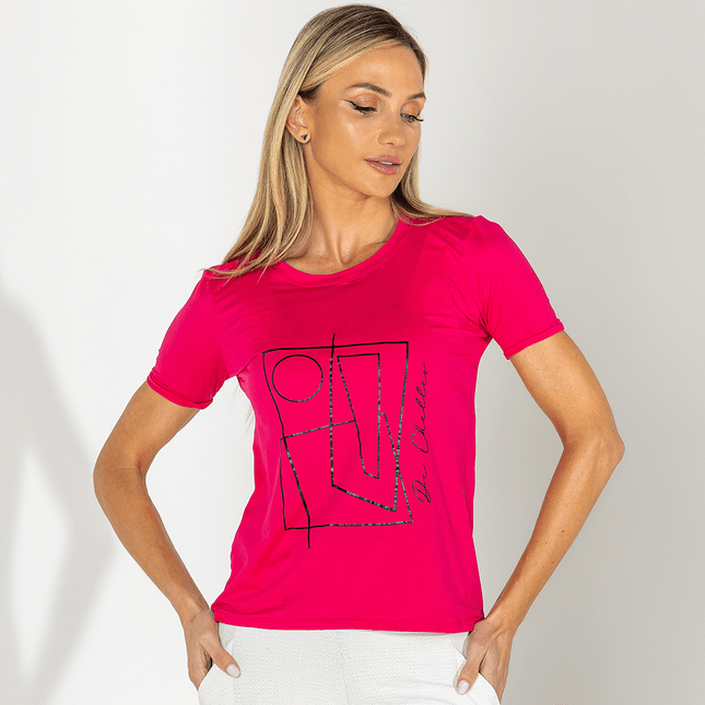 Blusa Manga Curta Tecido Dry e Silk FT0908BL
