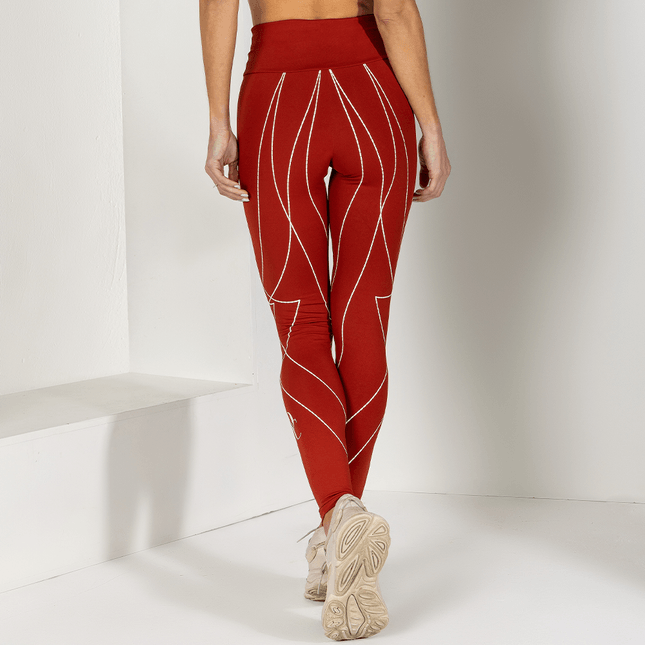 Calça Fuseau Cós Anatômico Silk Geométrico FT0910CA