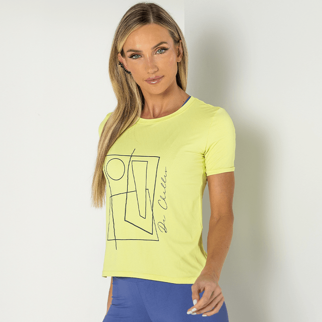 Blusa Manga Curta Tecido Dry e Silk FT0959BL