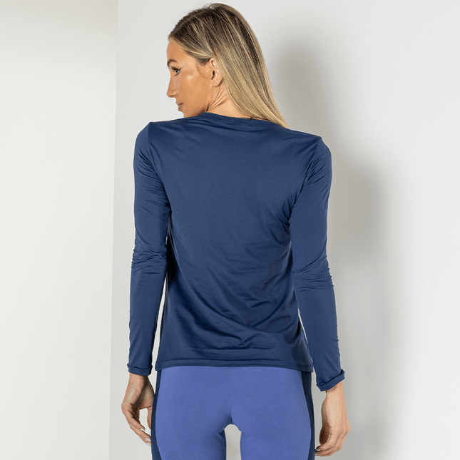 Blusa Manga Longa Tecido Dry e Silk FT0958BL