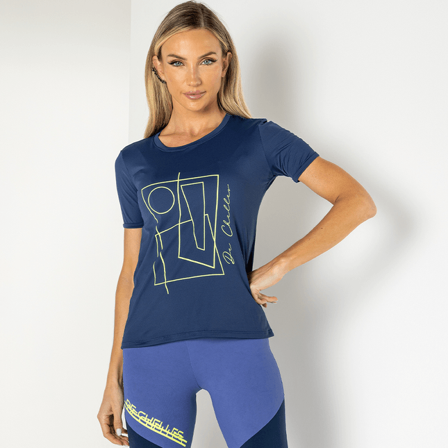 Blusa Manga Curta Tecido Dry e Silk FT0959BL