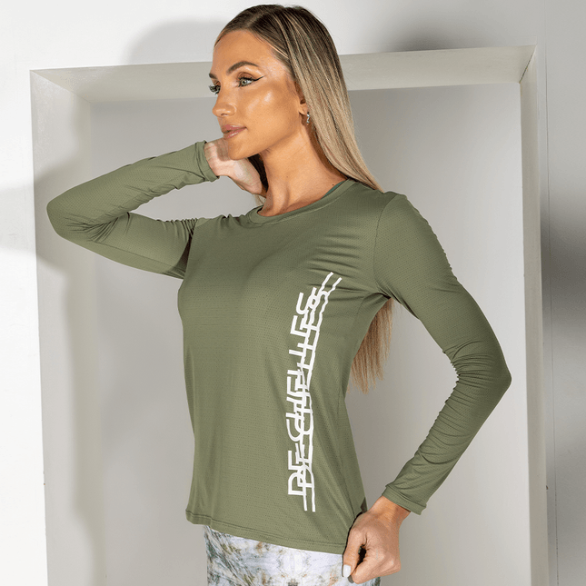 Blusa Manga Longa Tecido Dry Silk FT0947BL