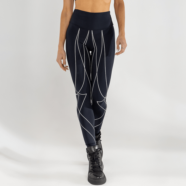 Calça Fuseau Cós Anatômico Silk Geométrico FT0922CA