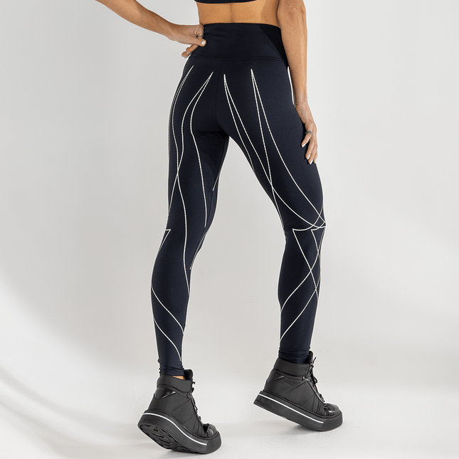 Calça Fuseau Cós Anatômico Silk Geométrico FT0922CA