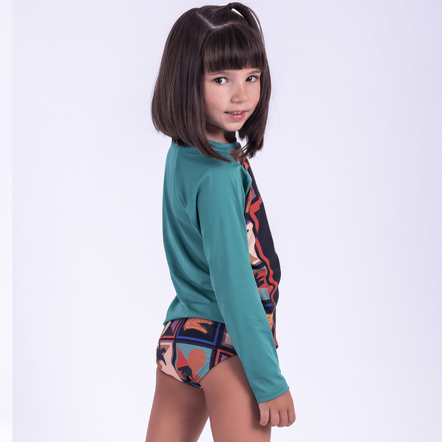 Biquíni Infantil Elástico Personalizado CL0682BK