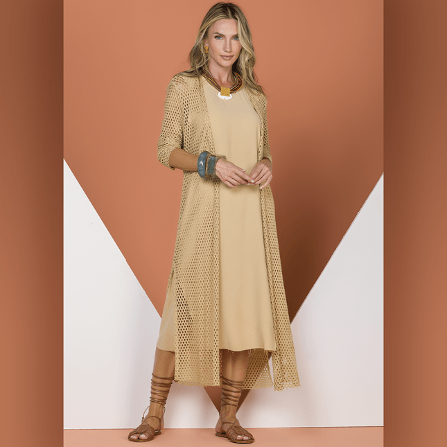Vestido Midi Sem Manga SP0798BQ