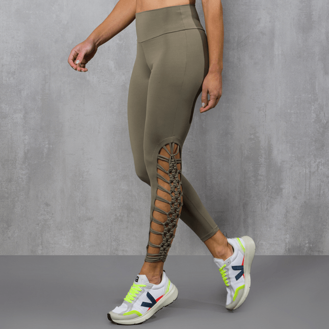 Calça Legging Funghi Detalhe Macramê FT1051CA