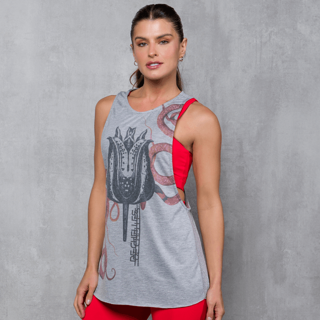 Regata Feminina Nadador de Tela Estampado FT1097BL