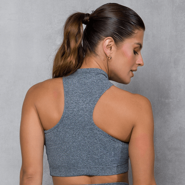 Top feminino Mescla Assimétrico FT1085TP