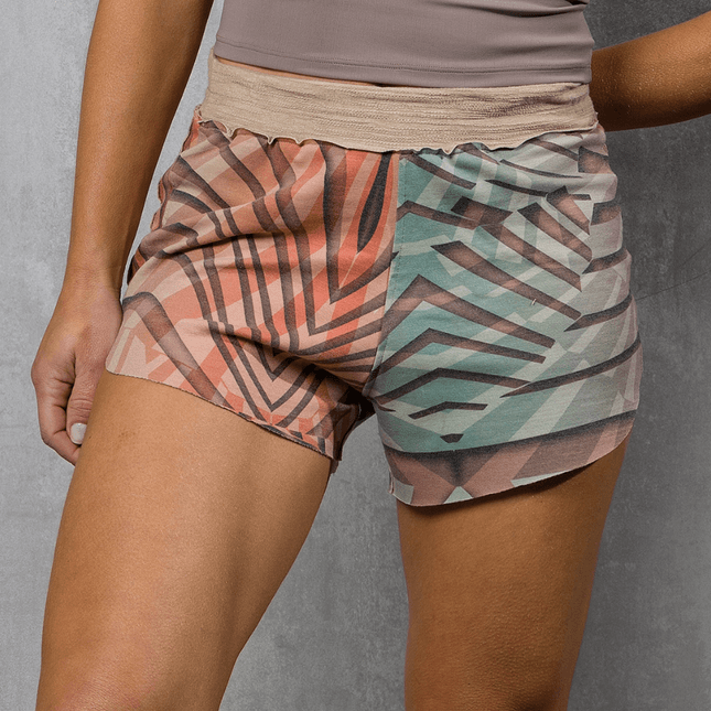 Short Dupla Face de Moletinho Estampado FT1079SH