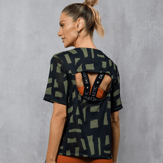 Blusa Malha Tricô Estampada FT1174BL