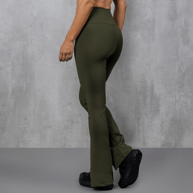 Calça flare com fenda FT1171CA