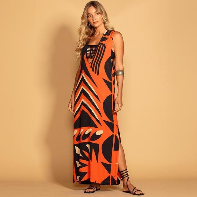 Vestido Longo Tribo do Sol SP1030BQ