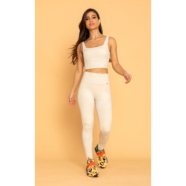 Top fitness Tecido Texturizado Areia Touch FT1233TP