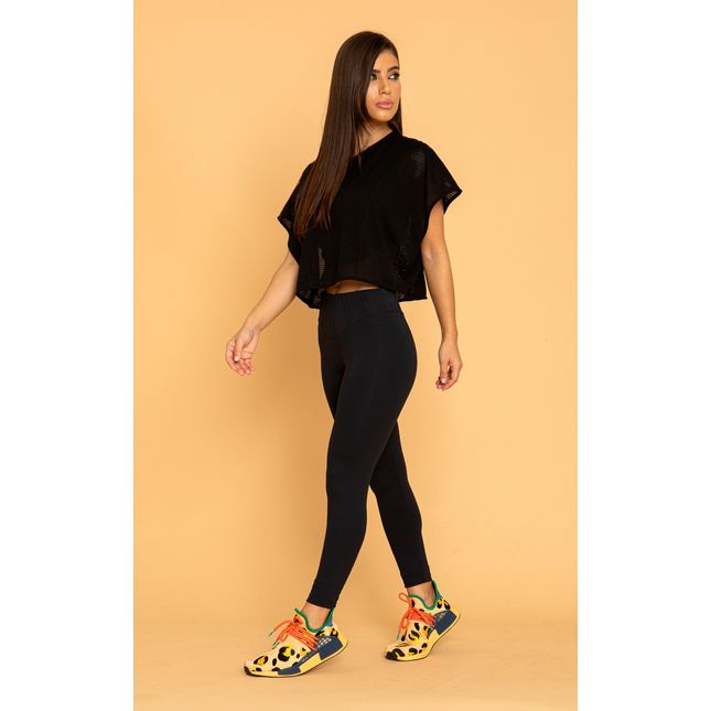 Cropped Manga Japonesa em Tela Touch FT1219BL