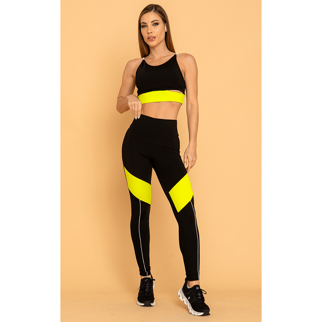 Calça Legging Recortes Match Point FT1262CA