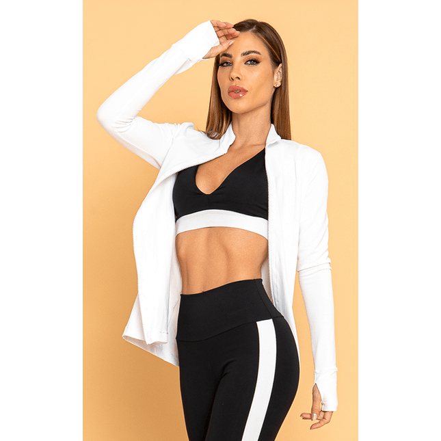 Casaco Manga Longa Carambola Branco FT1208CS