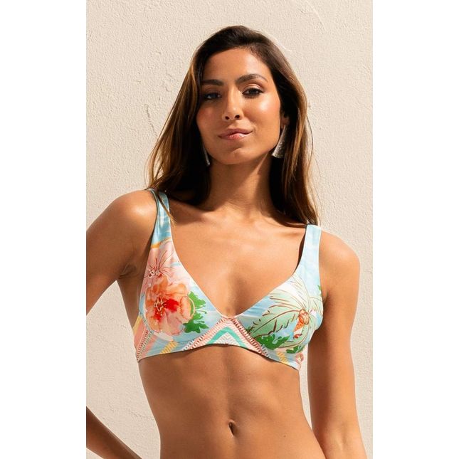 Top Biquini Triângulo Alto Aro Miragem BQ1503SU