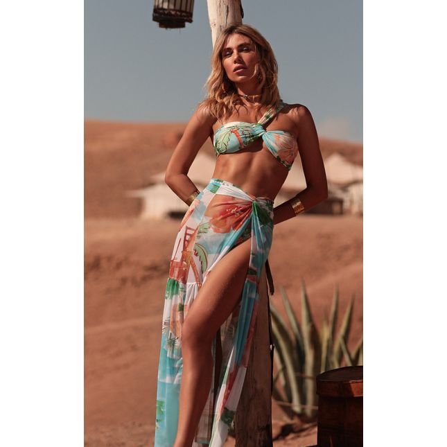 Saída de Praia Saia Tule Miragem SP1510BQ