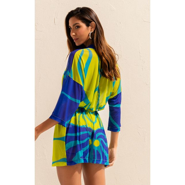 Kimono Tule Água Viva SP1428BQ