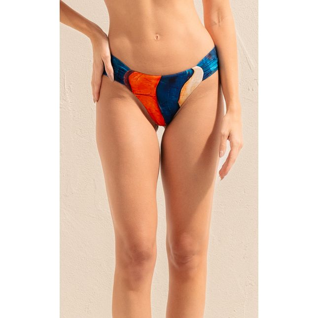 Calça Biquini Lateral Drapeada Caminho das Tâmaras BQ1405CL