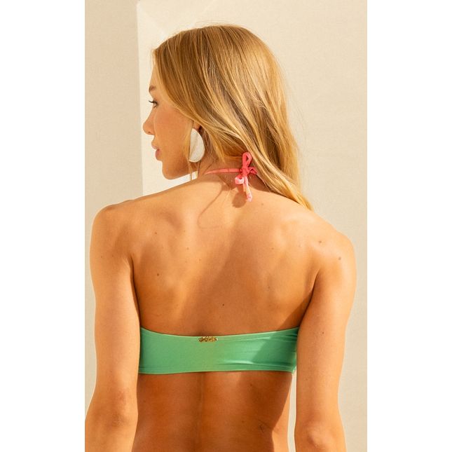 Top Biquini Bandeau Detalhe Oásis Secreto BQ1640SU