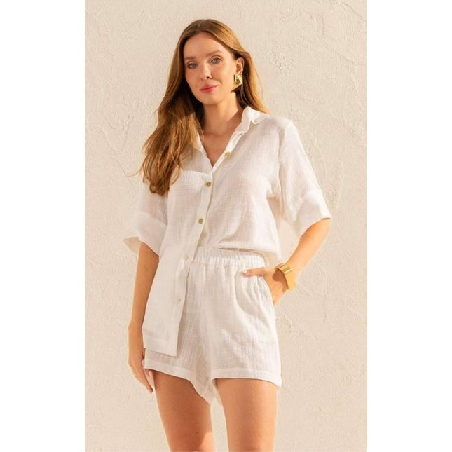 Chemise Curta BB4002SP Branca