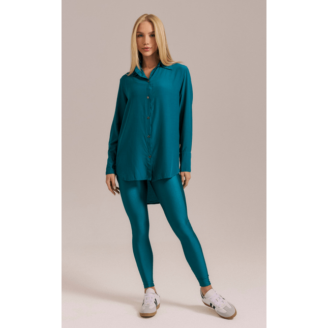 Camisa Manga Longa Viscose Acetinada Tributo  FB3002CH