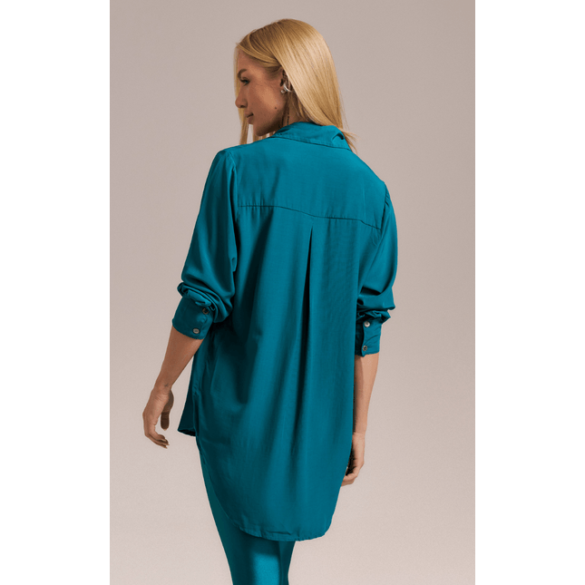 Camisa Manga Longa Viscose Acetinada Tributo  FB3002CH
