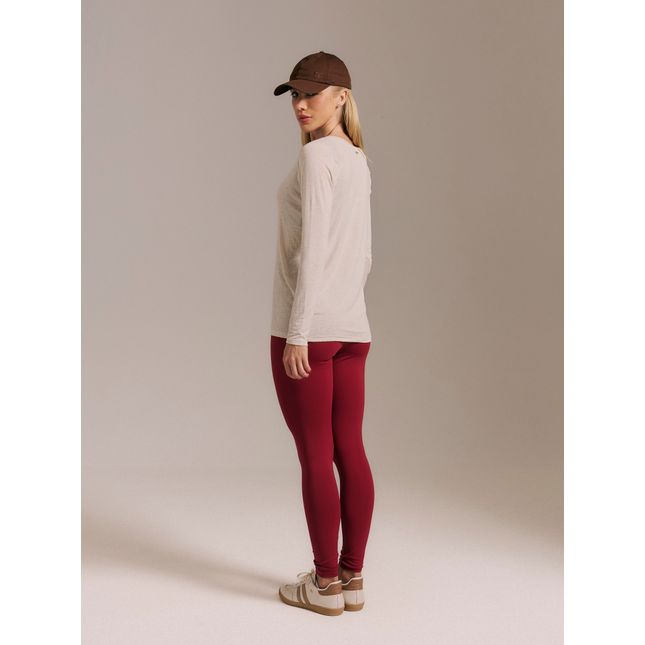 Blusa Viscolinho + Calça Legging Detalhe Cós Bolso Mundi
