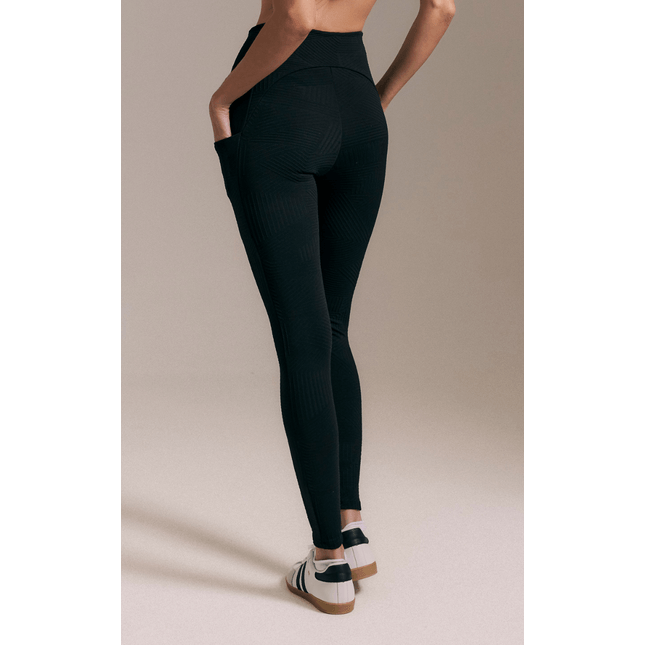 Calça Legging Bolso Textura Trama FT1333CA