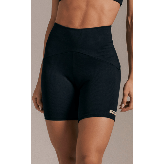 Short Fitness Poliamida Canelada Raízes FT1292BE