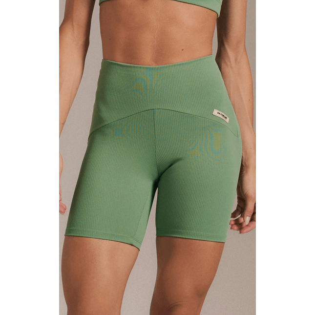 Short Fitness Poliamida Canelada Raízes FT1292BE