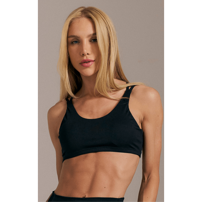 Top Fitness Detalhe Poliamida Canelada Raízes FT1294TP