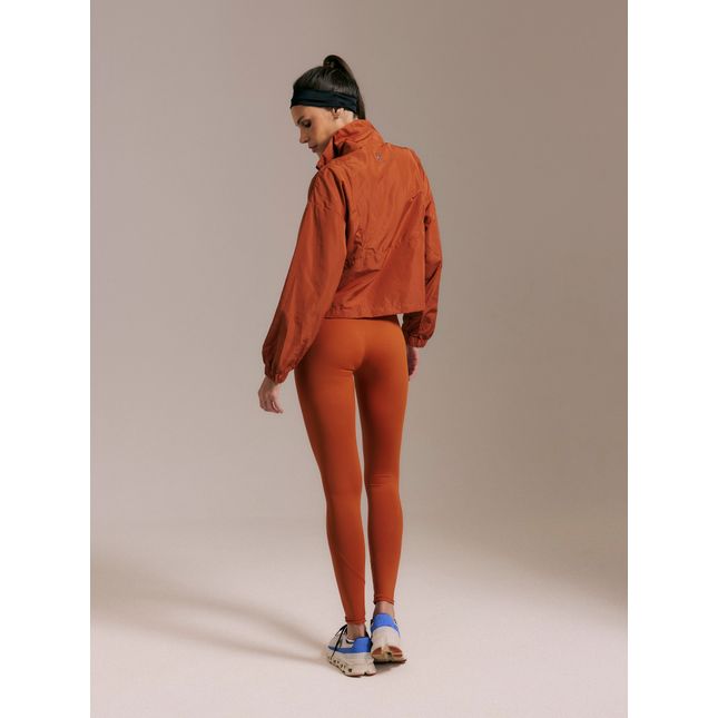 Jaqueta com Bolso  + Calça Fitness Bolso Eterna Laranja