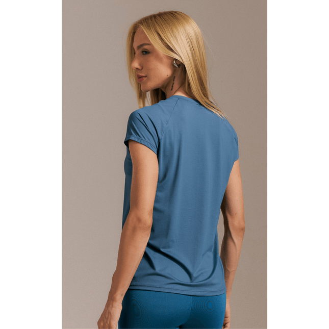 Blusa Básica Manga Curta Ícones FB3001BL