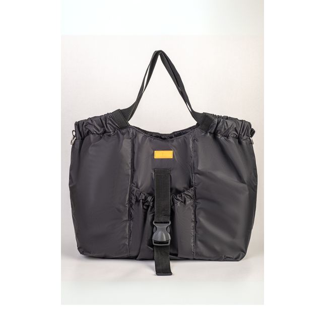 Bolsa DC Bolso Frontal Fecho FT0820AC Preta