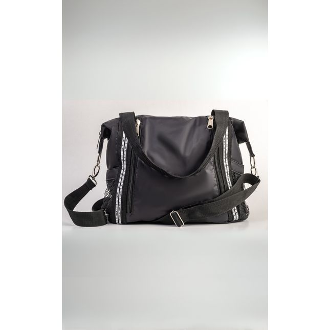 Bolsa DC Bolso Frontal Zíper FT0821AC Preta