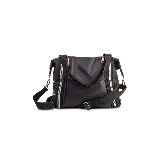 Bolsa DC Bolso Frontal Zíper FT0821AC Preta