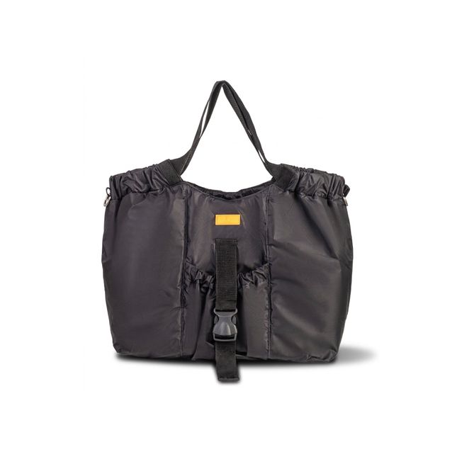 Bolsa DC Bolso Frontal Fecho FT0820AC Preta
