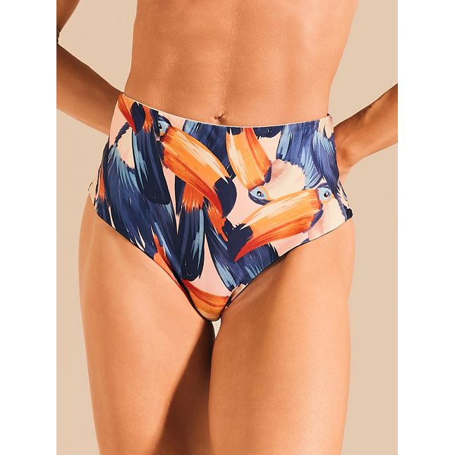 Calça Biquini Hot Pant Dupla Face Fio Céu de Quartzo BQ1740CL
