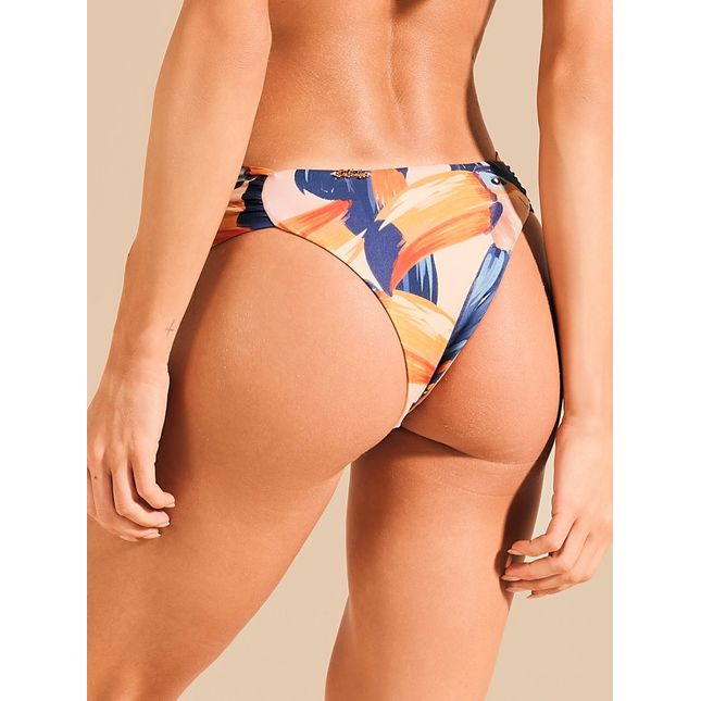 Calça Biquini Lateral Drapeada Céu de Quartzo BQ1733CL