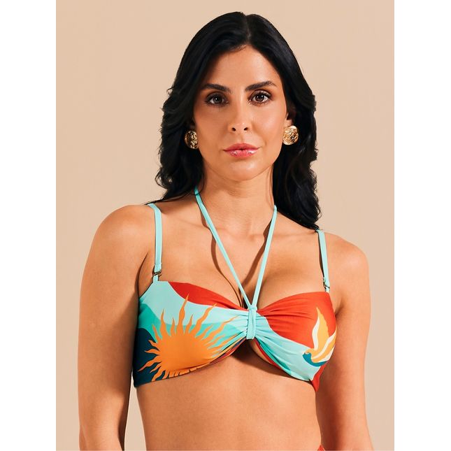 Top Biquini Faixa 2 em 1  Playa Lagun BQ1777SU