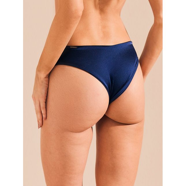 Calça Biquini Drapeada Poliamida Entre Mares BQ1680CL