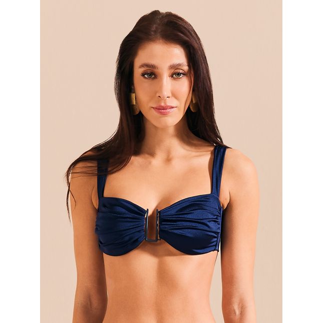 Top Biquini Bandeau Detalhe Poliamida Entre Mares BQ1679SU