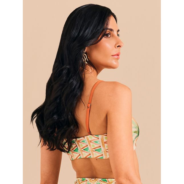 Top Biquini Bandeau Rota das Palmeiras BQ1766SU